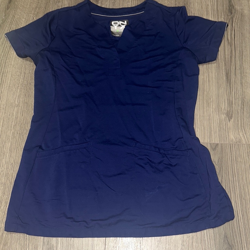 Navy blue onyx healing hands scrubs